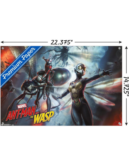 Póster de Pared Ant-Man y la Avispa Trends International 37.4x56.8cm