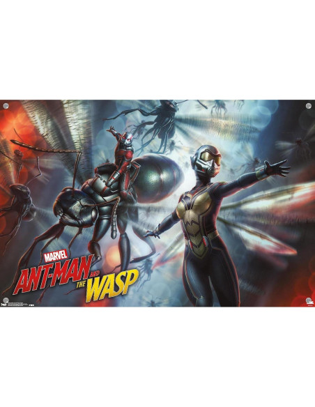 Póster de Pared Ant-Man y la Avispa Trends International 37.4x56.8cm