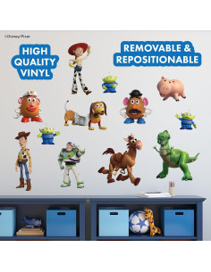 Calcomanías de Pared Toy Story WALL PALZ - Set 12 Stickers Vinilo 2
