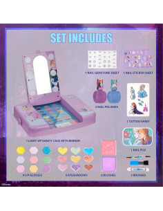 Conjunto Vanity de Belleza Disney Frozen Townley Girl 10 Piezas 2
