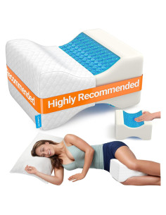 Almohada para Rodillas CloudBliss Grande Refrigerante Espuma