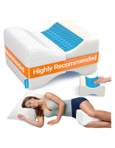 Almohada para Rodillas CloudBliss Grande Refrigerante Espuma
