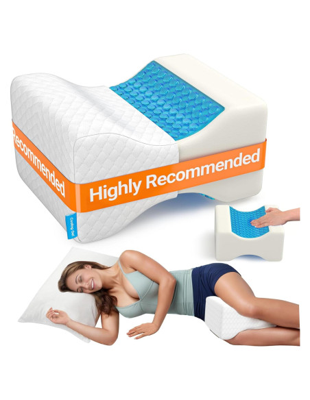Almohada para Rodillas CloudBliss Grande Refrigerante Espuma