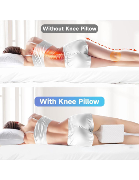 Almohada para Rodillas CloudBliss Grande Refrigerante Espuma