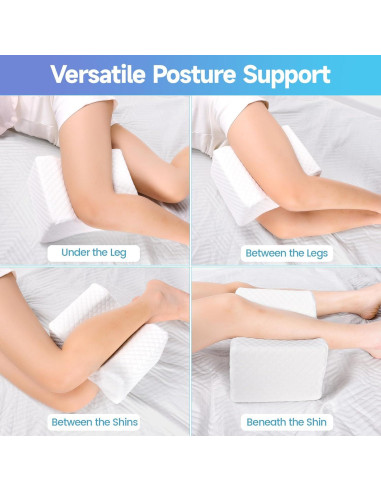 Almohada para Rodillas CloudBliss Grande Refrigerante Espuma