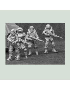 Kit de Miniatura de Soldado Goodmoel 1/35 Resina No Pintada 2