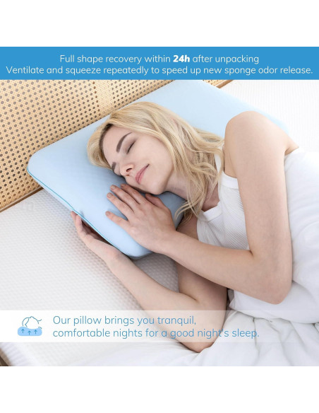 Almohada Viscoelástica EGOHOME con Gel Refrigerante 58x38cm