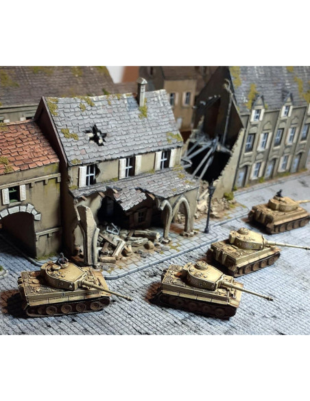 Conjunto de Miniaturas Tiger I Victrix 12mm para Juegos de Guerra