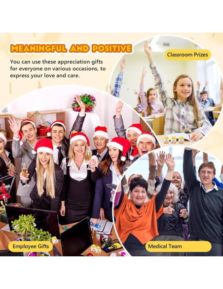 Gejoy 10 Mini Juguetes de Piedra Motivacionales de Goma