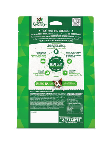 Golosinas Dentales Greenies para Perros 340 g - Sabor Original