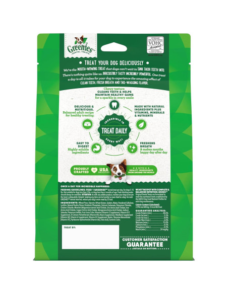 Golosinas Dentales Greenies para Perros 340 g - Sabor Original