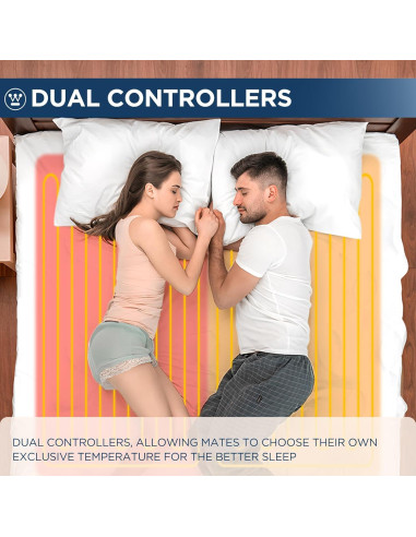 Almohadilla Térmica Queen Westinghouse 10 Niveles Calor 152x203 cm