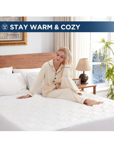 Almohadilla Térmica Queen Westinghouse 10 Niveles Calor 152x203 cm