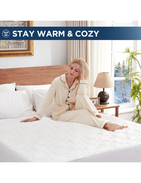 Almohadilla Térmica Queen Westinghouse 10 Niveles Calor 152x203 cm
