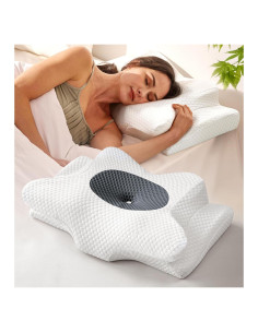 Almohada Cervical Ergonómica Emircey Gris 36.99 cm Ajustable