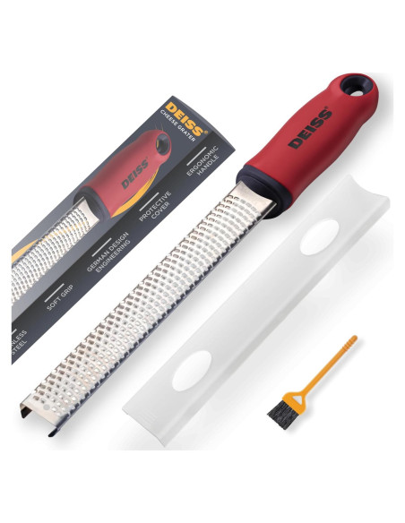 Rallador de Queso Deiss - Acero Inoxidable, Apto Lavavajillas