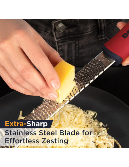 Rallador de Queso Deiss - Acero Inoxidable, Apto Lavavajillas