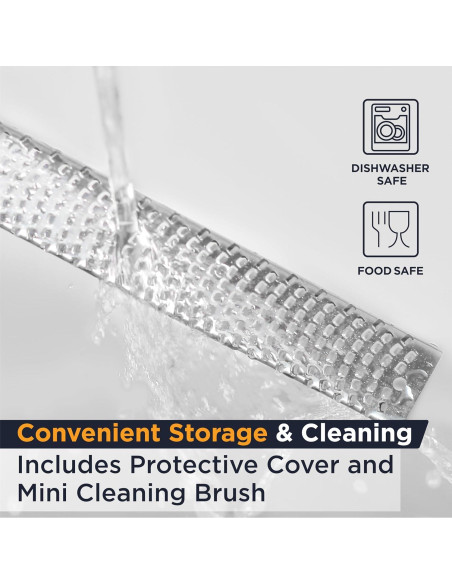 Rallador de Queso Deiss - Acero Inoxidable, Apto Lavavajillas