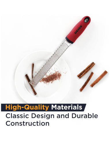 Rallador de Queso Deiss - Acero Inoxidable, Apto Lavavajillas