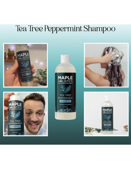 Champú Aclarador Maple Holistics 227ml - Árbol de Té y Menta