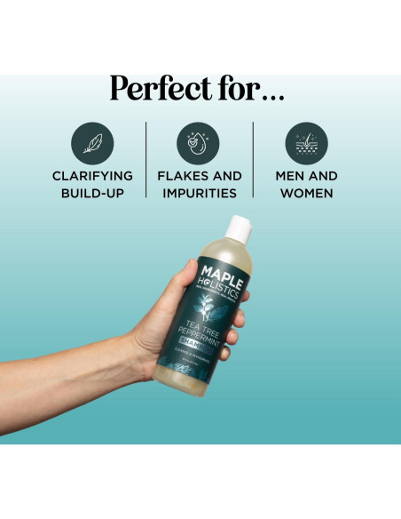 Champú Aclarador Maple Holistics 227ml - Árbol de Té y Menta