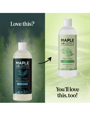 Champú Aclarador Maple Holistics 227ml - Árbol de Té y Menta