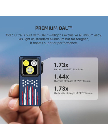 Linterna OLIGHT Oclip Ultra 530 Lúmenes Recargable Clip-on