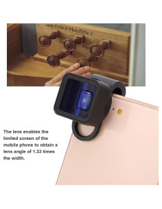 Lente Anamórfico 1.33X Hilitand para Smartphone - HD 2