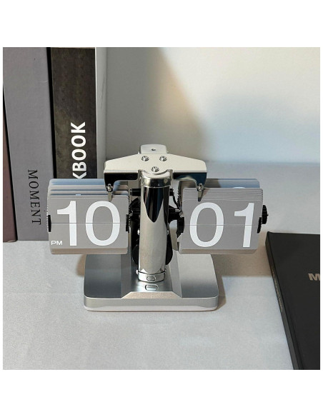 Reloj Digital de Volteo Itigoitie Retro con Luz Nocturna