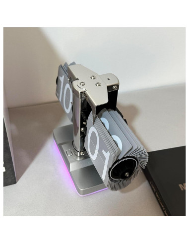 Reloj Digital de Volteo Itigoitie Retro con Luz Nocturna