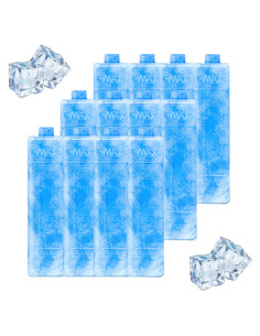 Paquetes de Hielo Reutilizables Metessi - Set de 12, 15.5 cm