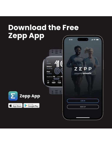 Reloj Inteligente Amazfit Bip 6 46mm, Pantalla AMOLED, GPS, 14 Días Batería