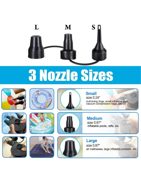 Bomba de Aire Eléctrica BrilliantHouse CZ-198C 110V/12V