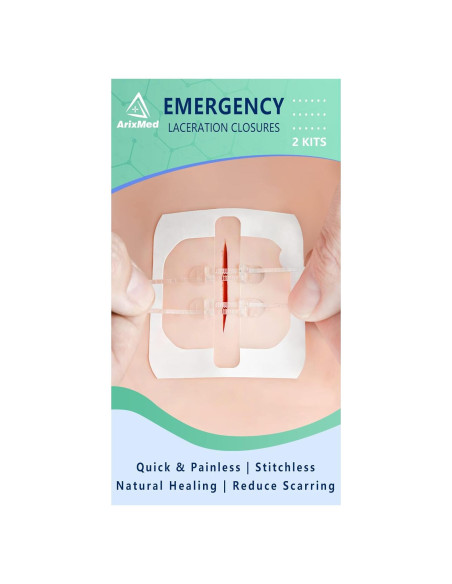 Dispositivo de Cierre de Heridas ArixMed - Kit de Emergencia (2 Pzs)