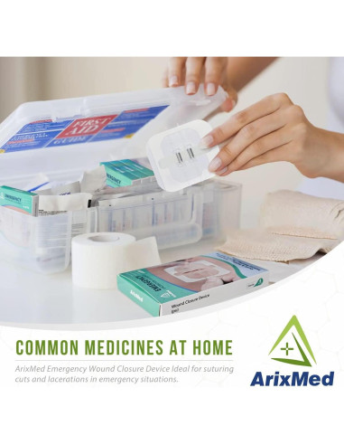 Dispositivo de Cierre de Heridas ArixMed - Kit de Emergencia (2 Pzs)