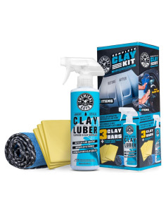 Kit Completo de Arcilla Chemical Guys para Restauración de Pintura