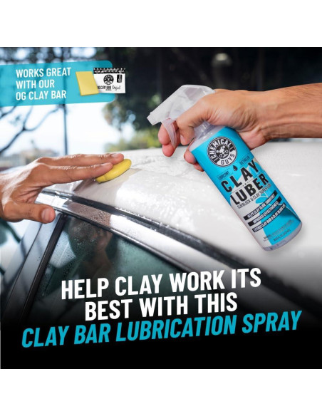 Kit Completo de Arcilla Chemical Guys para Restauración de Pintura