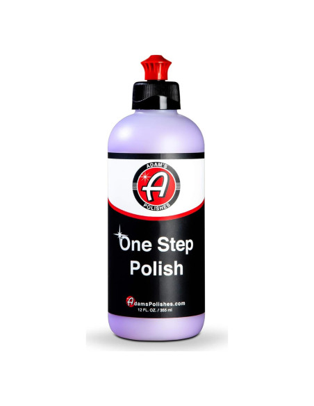 Pulidor de un paso Adam 340g - Seguro para pintura y laca