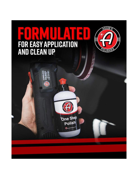 Pulidor de un paso Adam 340g - Seguro para pintura y laca