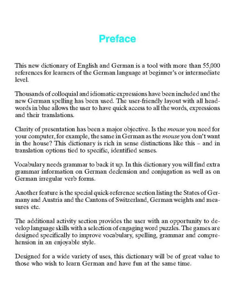 Langenscheidt Pocket Dictionary German: German-English/English-German (Langenscheidt Pocket Dictionaries)