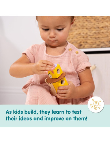 Bloques de Madera Conectables Melissa & Doug Safari 34 Pzs