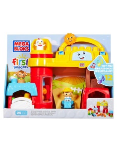 Granja Musical Bobby Barn Mega Bloks 81255 para Niños 1-5 Años
