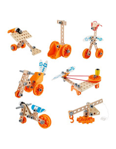 Kit de Experimentos Deluxe Hape 57 Piezas STEAM para Niños 4+