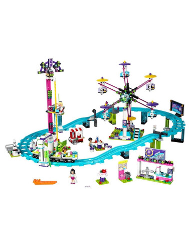 LEGO Friends 41130 Parque de Diversiones con Montaña Rusa 1124 Piezas
