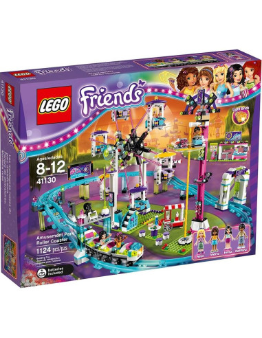 LEGO Friends 41130 Parque de Diversiones con Montaña Rusa 1124 Piezas