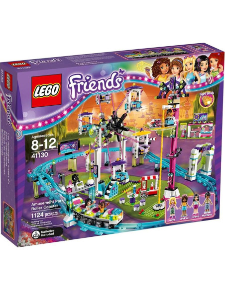 LEGO Friends 41130 Parque de Diversiones con Montaña Rusa 1124 Piezas