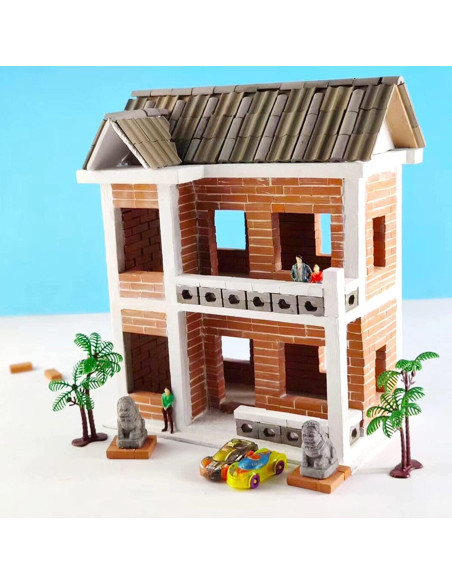 Mini Ladrillos Rojos Cayway - 560 Pcs para Jardines en Miniatura