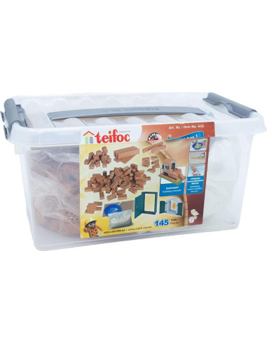 Caja Creativa Teifoc 650 - Kit de Construcción 145 Piezas