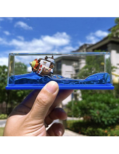 Barco Pirata Thousand Sunny en Botella Decorativa 1.4x5.4 cm 2