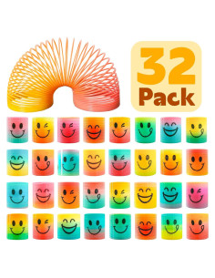 Cocurb 32 Mini Resortes de Colores para Niños 4-8 Años